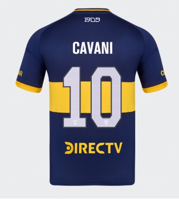 Boca Juniors Edinson Cavani #10 Hjemmebanetrøje 2025-26 Kortærmet